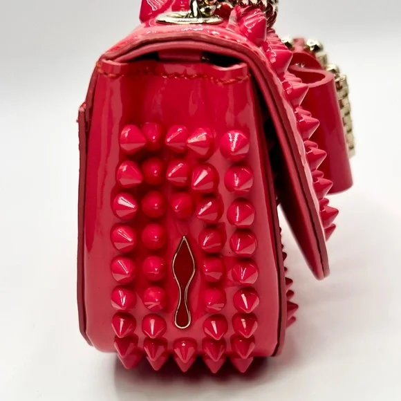 Christian Louboutin Mini Sweet Charity Crossbody Bag with Studded Spikes - EUC - Picture 5 of 15